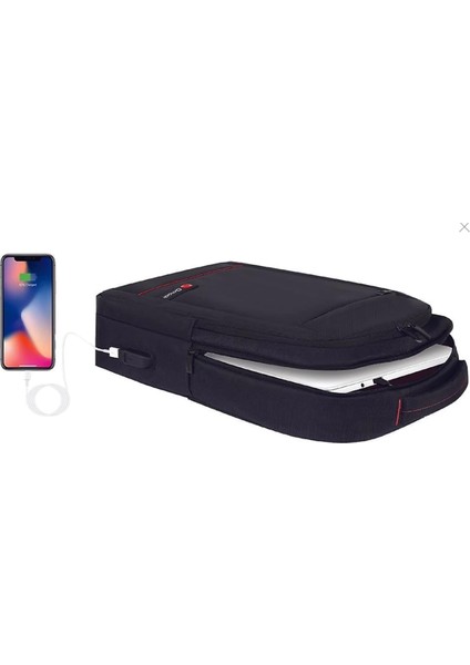 MCC-007 17.3" Office USB Girişli Notebook Sırt Çantası Siyah modelleri