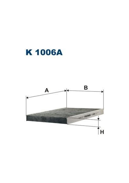 Fıltron K1006A - Polen Filtresi Karbonlu A3 1.6-1.8 96-03 Caddy Iı 1.4-1.4 16V-1.6 95-04 Golf Iıı 1.4-1.6 91-00