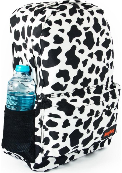 Inek Desenli Çok Renkli Sırt ve Makyaj Çantası Seti, Büyük Boy, Kalemlik Dahil fiyatları