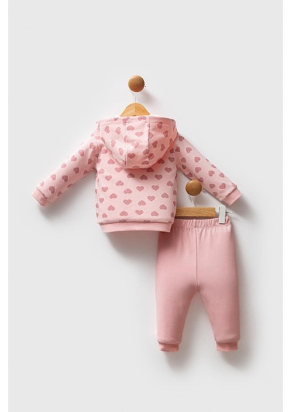 U.s. Polo Assn Kız Bebek 3'lü Takım Açık Pembe modelleri