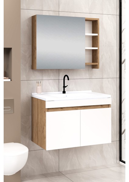 %100 MDF - 80 cm Saura Banyo Dolabı fiyatları