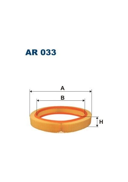 Fıltron AR033 - Hava Fıltresı Mercedes M102 W201 W123 C124