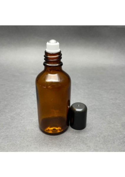 Kahverengi Cam Roll-On Şişe 100 Ml, 50 Adet