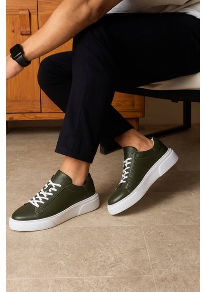 Tommy Erkek Deri Sneaker Ayakkabı