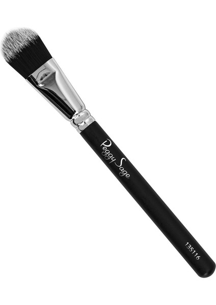 Düz ve Yuvarlak Fondöten Fırçası 21 Mm, Cilt Makyajına Uygun.