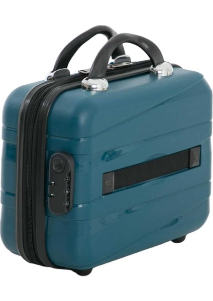 Esnek ve Dayanıklı Mavi Makyaj Çantası, Şifreli, Kırılmaz, Hafif ve Şık Tasarım fırsatları