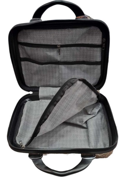 Esnek ve Dayanıklı Mavi Makyaj Çantası, Şifreli, Kırılmaz, Hafif ve Şık Tasarım