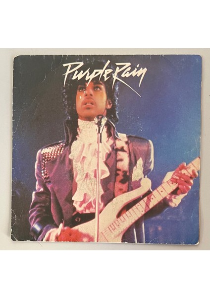 Prince And The Revolution Purple Rain 45 Lik Plak (Orijinal 1984 Dönem Baskı Plak)