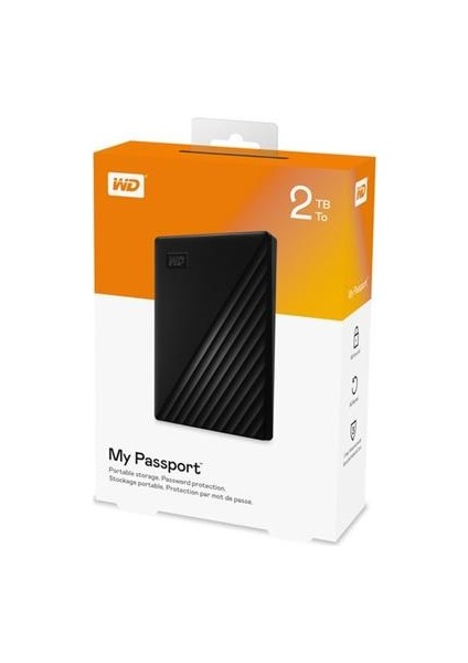 My Passport 2TB 2.5" USB 3.0 Siyah Backup Taşınabilir Disk WDBS4B0020BBK-WESN indirimleri