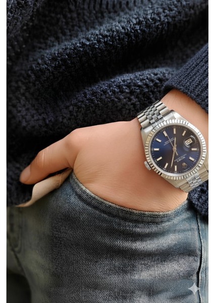 Rolex Datejust Erkek Kol Saati – Çelik Kordon, Mavi Kadran,takvimli Klasik Tarz fiyatları