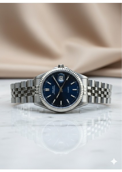 Rolex Datejust Erkek Kol Saati – Çelik Kordon, Mavi Kadran,takvimli Klasik Tarz fırsatları