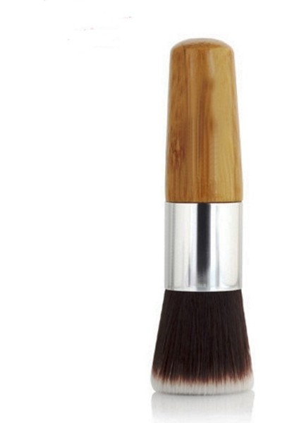 Doğal Bambu Makyaj Fırçası, Pudra ve Allık Için Ideal, Şık ve Hafif Tasarım