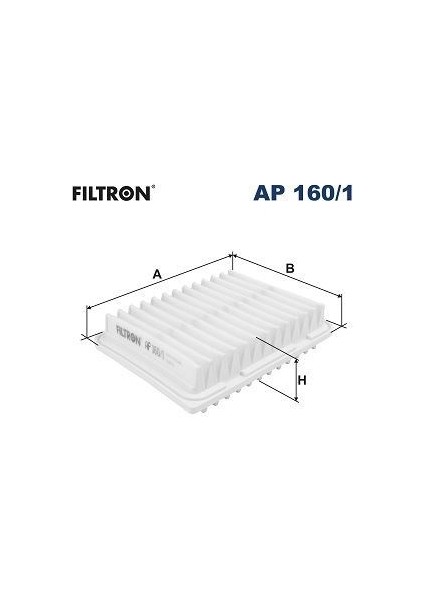 Fıltron AP160.1 - Hava Filtresi Corolla 1.6 06 Aurıs 1.3-1.4VVTİ-1.6VVTİ-1.8-2.0 07 Yarıs 1.5-1.8 03