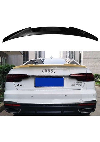 Audi A4 B9 Uyumlu Plastik Parlak Siyah Boyalı Votex Spoiler fiyatları