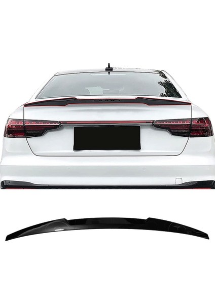 Audi A4 B9 Uyumlu Plastik Parlak Siyah Boyalı Votex Spoiler modelleri