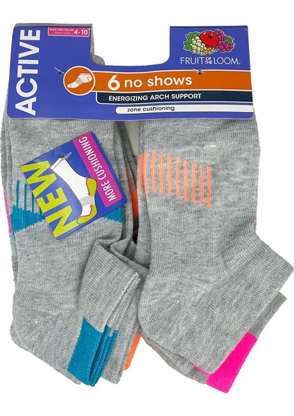 No Shows Çorap 6lı Paket (L)