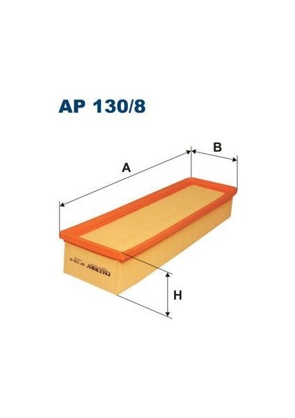 Fıltron AP130.8 - Hava Filtresi Partner-Berlıngo 1.4-1.6 16V 96 C2- C3 1.4-1.4i-1.4 16V 02 P207 1.4-1.4 16V 06