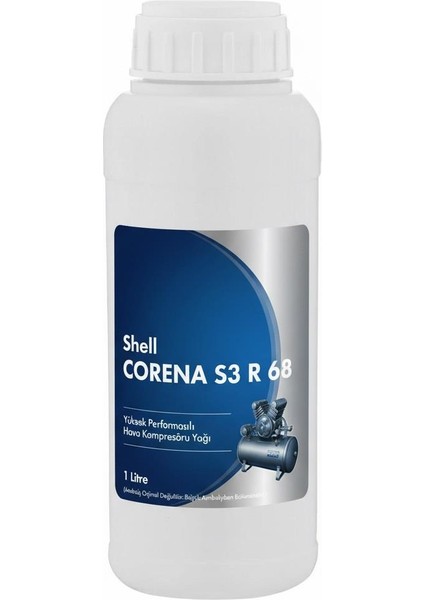 Corena S3 R 68 Kompresör Yağı - 1 Litre fırsatları
