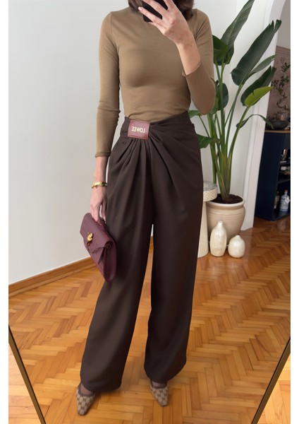 Bel Detay Premium Orj Palazzo- Kahverengi