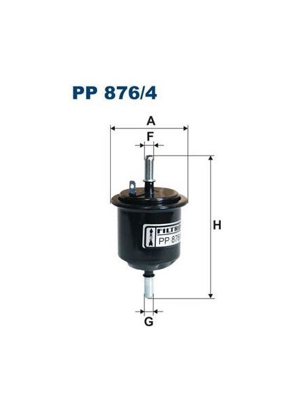 Fıltron PP876.4 - Yakıt Filtresi Hyundaı Accent Iı Lc 1.3 86HP 01/00-03/03