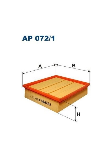 Fıltron AP072.1 - Hava Filtresi Doblo 10 Lınea 07 Punto 05 Mıto 08 Combo 12 Corsa D 10 1.2-1.3d-1.6d-1.7d