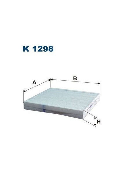 Fıltron K1298 - Kabin Filtresi Honda Jazz Iıı Ge 1.4 Vtec 100HP 12/08-