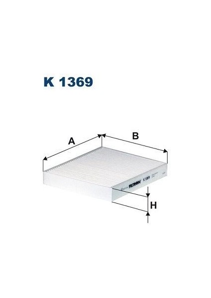 Fıltron K1369 - Polen Filtresi Suzukı Sx4 S-Cross 1.4l 1.6l AKK414 AKK416 13- / Vıtara 1.0l 1.4l 1.6l APK310 APK414 APK416 15-
