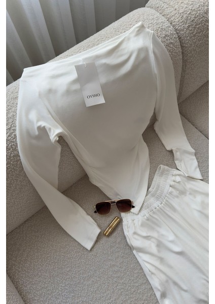 Tek Omuzlu Modal Orj Takım- Beyaz fırsatları