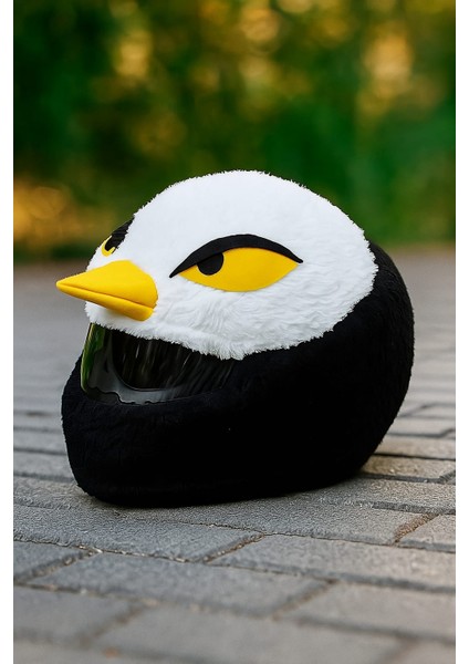Peluş Kask Kılıfı Kartal