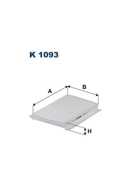 Fıltron K1093 - Polen Filtresi C2 03 C3 02 C4 04 P307 00 P308 07 1.4-1.4 16V-1.6 16V-1.6HDI-2.0HDI