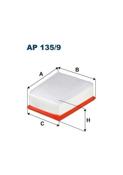 Fıltron AP135.9 - Hava Fıltresı Megane Iv 15 Talısman 15 Scenıc Iv 16 1.2 Tce 1.5 Dcı 1.6 Dcı