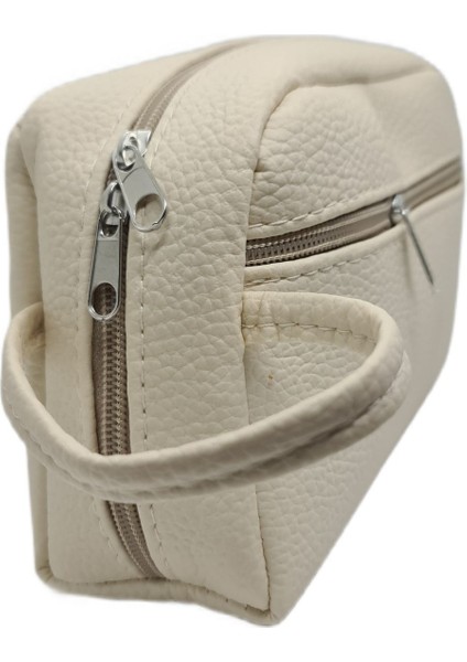 Şık Çok Bölmeli Seyahat ve Günlük Kullanım Çantası Bej