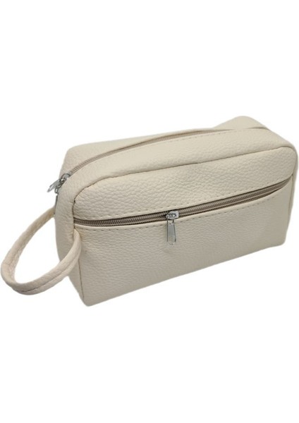 Şık Çok Bölmeli Seyahat ve Günlük Kullanım Çantası Bej