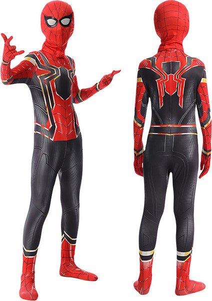 Miles Siyah Örümcek Adam Etkinlik Parti Jumpsuit Erkekler ve Kadınlar Örümcek Adam Parti Kostüm Takımı (Yurt Dışından) modelleri