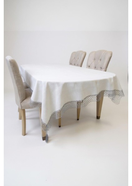 Dertsiz Masa Örtüsü 160X220 cm – Yıkanabilir, Kolay Temizlenir Masa Örtüsü-File