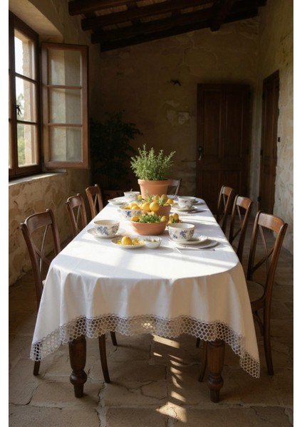 Dertsiz Masa Örtüsü 160X220 cm – Yıkanabilir, Kolay Temizlenir Masa Örtüsü-File modelleri