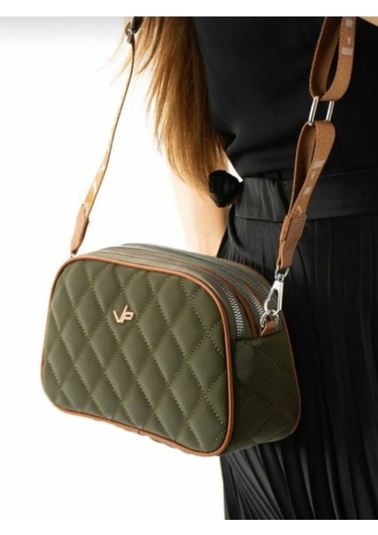 Kapitone Desenli Çapraz ve Omuz Çantası – Şık Günlük Kadın Çanta