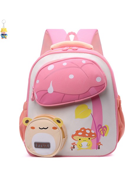 Kurbağa Tasarım 3-6 Yaş Anaokulu Okul Çantası Hafif Sırt Çantası Çocuk Sırt Çantası (Yurt Dışından)