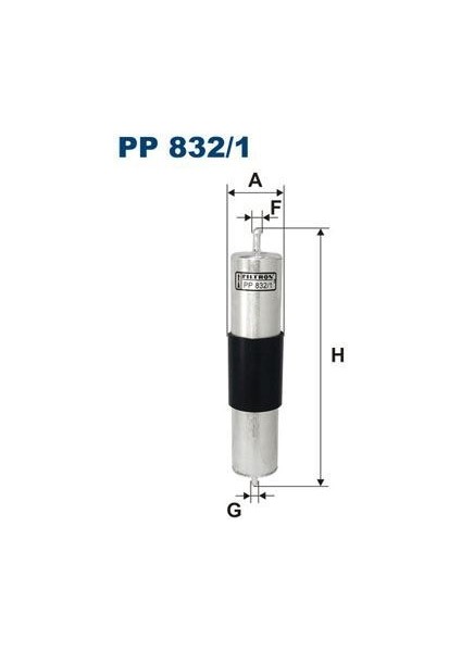Fıltron PP832.1 - Yakıt Fıltresı Bmw M42 M43 M50 M52 E36 E46 E39 E38 E31