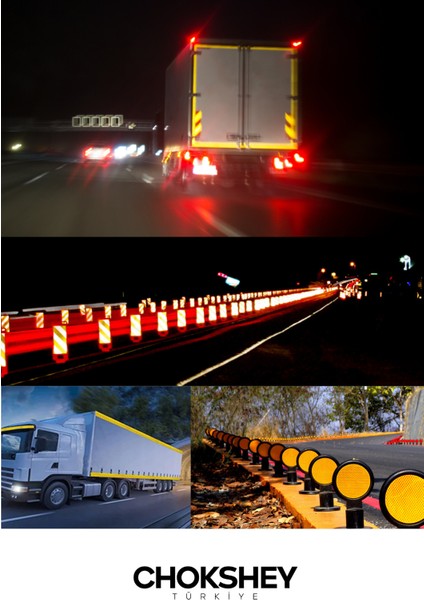 Reflektör Bant Sarı Reflektif Bant Ikaz Band 50MMX5MT 5 Adet fiyatları