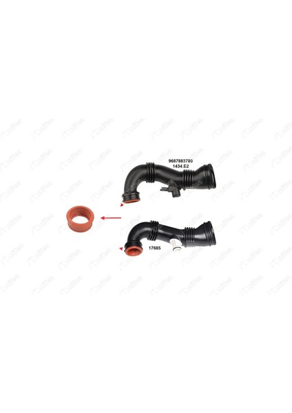 Turbo Hortum Contası Partner TEPEE-P107-P206-P207-P307-P308-P1007-EXPERT Iıı-C2-C4-Berlıngo 1.6hdı