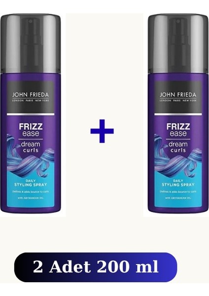 Frizz Ease Kusursuz Bukleler Için Günlük Şekillendirici Sprey 2 Adet