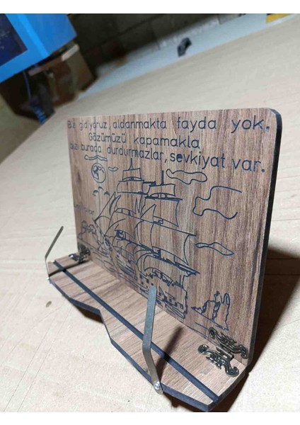 Ahşap Risale-I Nur Vecizeli Kitap Kuran Okuma Rahlesi Tablet Tutucu Stand fırsatları