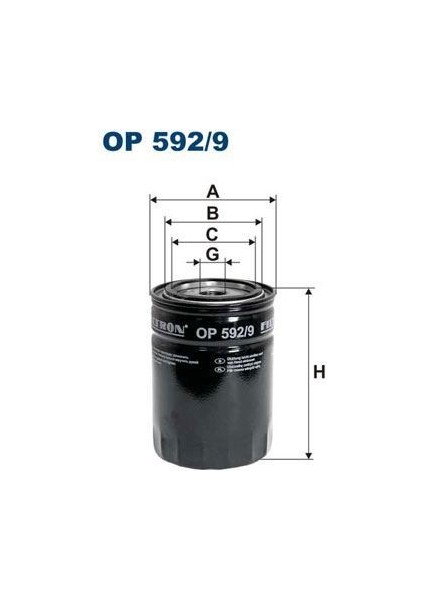 Fıltron OP592.9 - Yağ Filtresi Boxer-Jumper-Ducato 3.0 06