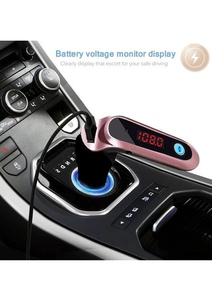 Cars7 Bluetooth Hafıza Kart Girişli 4.0 Araç Kiti Çakmaklık Mp3 Fm Transmitter ( Lisinya ) fırsatları