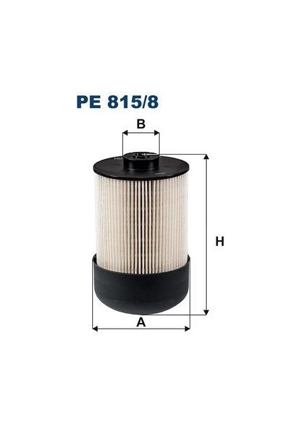 Fıltron PE815.8 - Yakıt Fıltresı Mercedes OM622 OM699 W447 W470 . Renault Master Iıı 10 Trafıc Iıı 15 . Nıssan Navara D23. D23T 15 . Opel Movano B 10 Vıvaro B 15 1.6dci R9M 2.0dci M9R 2.3dci M9T