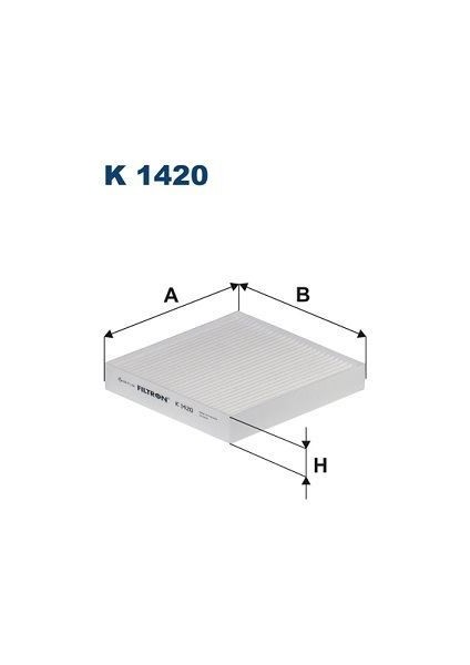 Fıltron K1420 - Kabin Filtresi Kıa Picanto Iıı