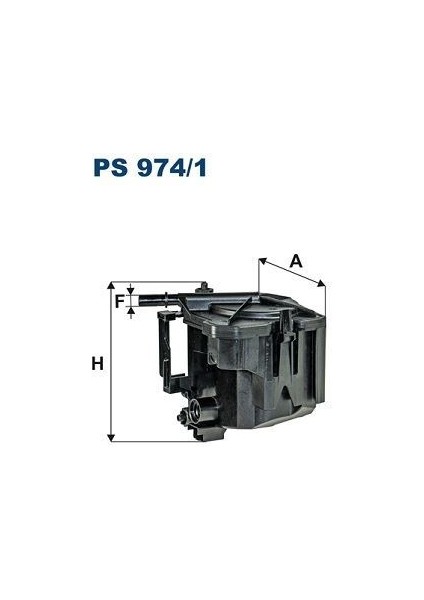 Fıltron PS974.1 - Yakıt Filtresi PARTNER-206-207-307-308-407-BERLINGO-C2-C3-C4-C5-FIESTA-FOCUS-C-MAX-TEPEE 1.6hdı