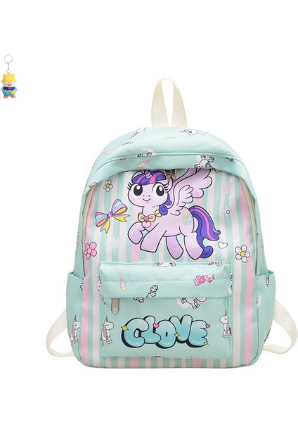 Pony Baoli Çocuk Okul Çantası Karikatür Sırt Çantası Öğrenci Okul Çantası Anaokulu Kızları Sevimli Sırt Çantası (Yurt Dışından)