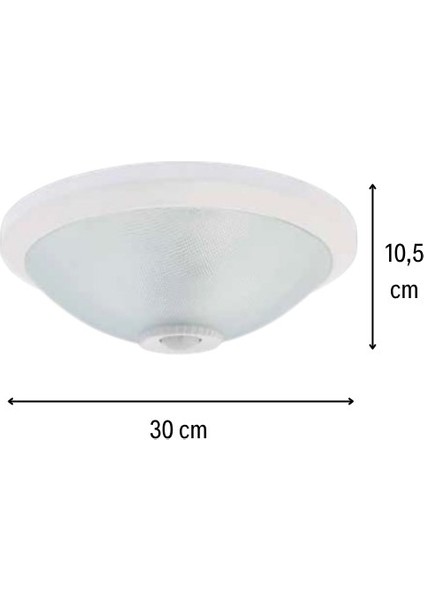 Sensörlü Acil Aydınlatma Kitli Cam 8W 6500K Beyaz Işık 300X105 LED Armatür 104369 fiyatları